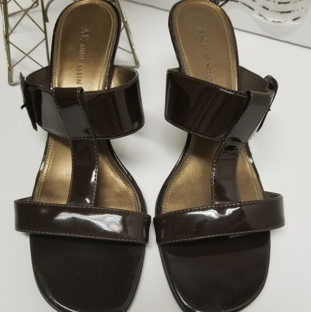 Anne Klein heel sandals opean toe & heel - Picture 7 of 8